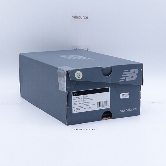 NEW New Balance 574 Sneakers WL574WC Grey/White/Floral - Picture 7 of 15